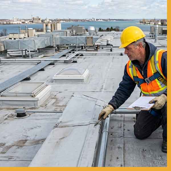 Key points about our flat roof maintenance plans.